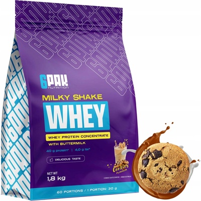 6PAK Milky Shake Whey 1800 g