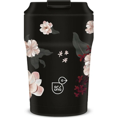 Ars una termohrnček Flowery black 350 ml