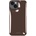 Holdit Гръб Holdit Puffy за iPhone 16e/15/14/13 - Chocolate
