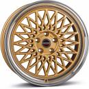 BORBET B 8x18 5x112 ET45 gold lip polished