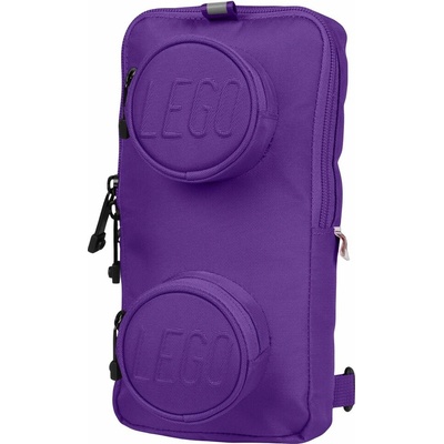 LEGO BAGS Brick 1x2 Sling Bag 2 5 tmavě fialový
