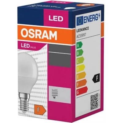 Светодиодна LED крушка Osram E27 8.5w=60w Warm White