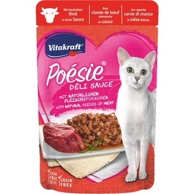 Vitakraft Poésie DéliSauce hovädzie v omáčke 85 G