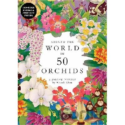 Jigsaw Around the World in 50 Orchids 1000 dielov ROYAL BOTANIC GARDENS KEW