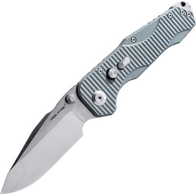 Real Steel Evolution Ironclad Stonewash D2, Grey G10, Droppoint RE-7911SG