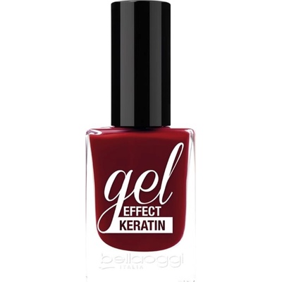 Bellaoggi Gel Effect Keratin Nail Polish lak na nechty Bloody Mary 10 ml