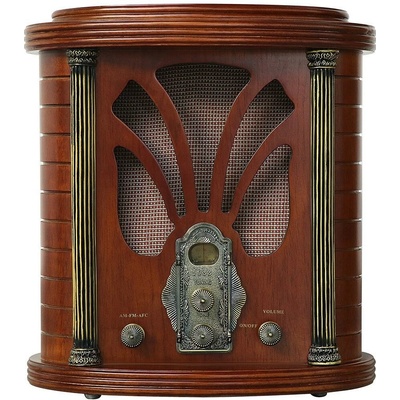 MPM Luxusní dřevěné retro rádio s možností příjmu Rozhlasový přijímač PRIM Rondore I05.1222.52.W
