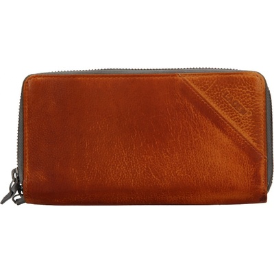 Dámská kožená JK-200/D /ŠEDÁ CARAMEL/GREY hnědá