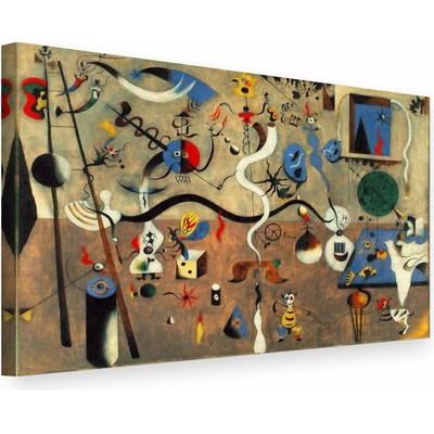 Obraz na plátne CARNIVAL OF HARLEQUIN – Joan Miro - 70x50 cm