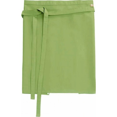 CG Workwear Gastro zástěra Roma odolná proti pomačkání zelená listová CGW123