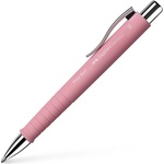 Faber-Castell Химикалка Faber-Castell Poly Ball XB, 0.6 mm дебелина на писане, син цвят на писане, светлорозова