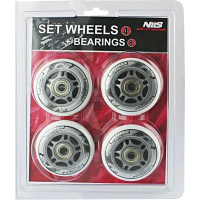 Nils Extreme PU 64x24 4 ks + Ložiská ABEC7 8KS