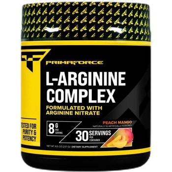 PrimaForce L-Arginine Complex | with 5 Forms of Arginine [237 грама] Праскова с манго