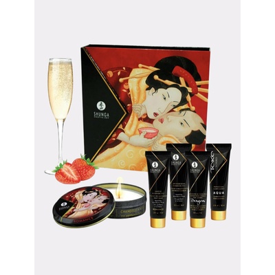 Shunga Geishas Secret Kit Strawberry Wine