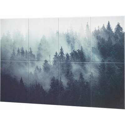 Akustické panely 8 ks 40x30x1CM samolepicí zvukotěsná podložka Les
