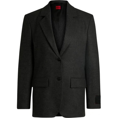 HUGO Палто HUGO Areota trench coat - Black (Dark Grey)