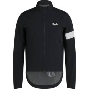 Rapha Мъжко водоустойчиво яке за колоездене Rapha Core Rain Jacket Cycling jacket - Black / White - размер M (051-1273-0112)