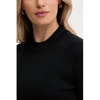 Giorgio Armani Пуловер Armani Exchange в черно от лека материя XW000763 AF10352 (XW000763.AF10352)