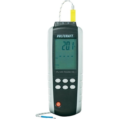 Voltcraft pl-125-t4 usb, 4 kanálový datalogger