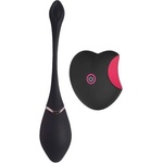 XMS Луксозен вибро стимулатор "sinner egg black" 16 см