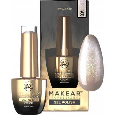 Magnetický hybridní lak kočičí oko s holo efektem Makear Gel Polish 8ml HC04