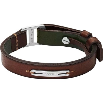 Fossil Štýlový kožený náramok pre mužov JF04963040