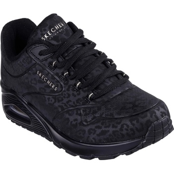 Skechers Дамски маратонки Skechers UNO Stand On Air Trainers Womens - Black/Leopard
