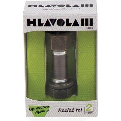Kovový hlavolam Šroub