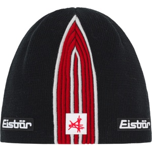 Eisbär Зимна шапка (beanie) Eisbär Ingemar XL Ski Austria Beanie - Black / White / Ketchup - размер One Size (904-5477-0111)