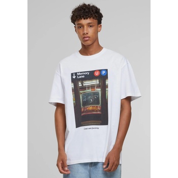 Mister Tee Тениска Memory Lane Oversize Tee white XXLUB-MT3594-00220 - Тъмносив, размер S