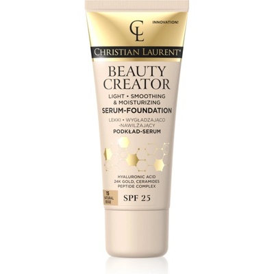 Christian Laurent Beauty Creator лек хидратиращ фон дьо тен SPF 25 цвят 15 Natural Beige 30ml