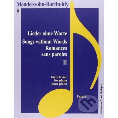 Mendelssohn-Bartholdy, Lieder ohne Worte II