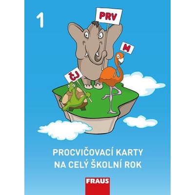 Procvičovací karty na celý školní rok 1 - ČJ, M, Prvouka