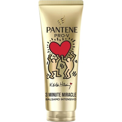 Pantene , 3 Minute Miracle, интензивен балсам за коса, Keith Haring Edition, 200 мл
