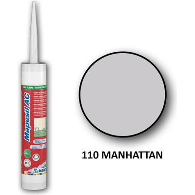 Mapesil AC 110 silikonový tmel 310 g manhattan