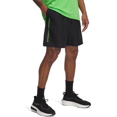 Under Armour Мъжки къси панталони Under Armour Woven Graphic Shorts Mens - Black