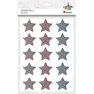 TITANUM Foil stickers stars 15pcs