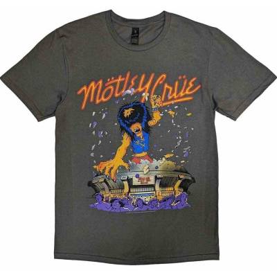 Motley Crue tričko Allister King Kong šedé