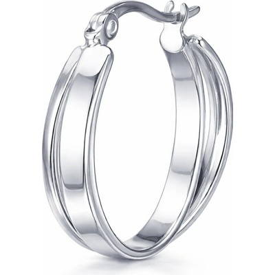 Solla Silver Tide dámske náušnice z ocele 304 strieborné CH-Z-NA41