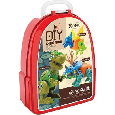 RAYA TOYS Детски комплект за сглобяване Raya Toys - Динозаври, 2 броя, с инструмент (502122262)