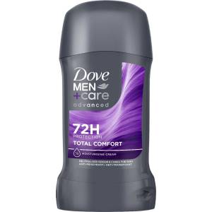 Dove стик дезодорант мъжки, Total Comfort, 72 часа, 50мл