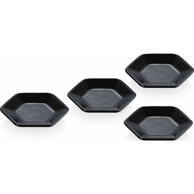 Le Creuset Misky na omáčky a dipy šestihranné černé 4 ks 9,5 cm – Hledejceny.cz