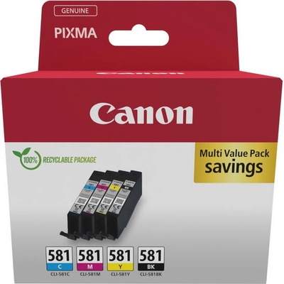Оригинален консуматив Canon CLI-581 (Cyan, Yellow, Magenta, Black) | 2103C007AA (2103C007AA)