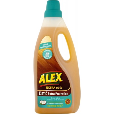 ALEX Extra starostlivosť Čistič na drevené parketové podlahy s vôňou magického dreva 750 ml