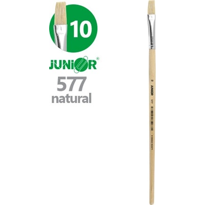 Štetec plochý JUNIOR č. 10" 577 Natural