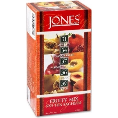 Jones Variace černých čajů Fuity mix 5 x 5 x 2 g