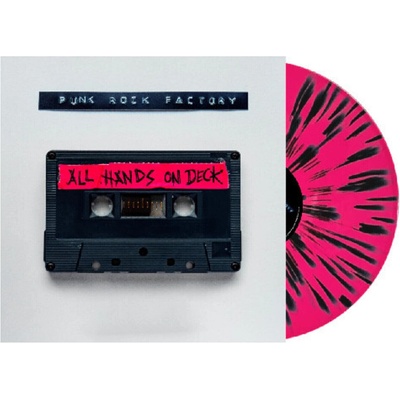 Punk Rock Factory - All Hands On Deck (Limited Edition) (Pink & Black Splatter Coloured) (LP) (0711297923315)