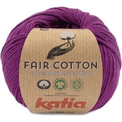 FAIR COTTON Katia Farby FAIR COTTON: 51 purpurová