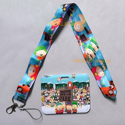 Šňůrka na krk 26132 s cedulkou na ID karty South park