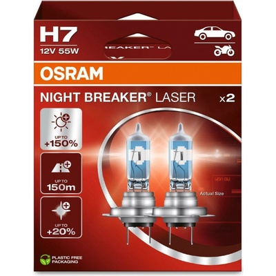 Osram Night Breaker Laser H7 PX26d 12V 55W 2 ks 64210NL-2HB